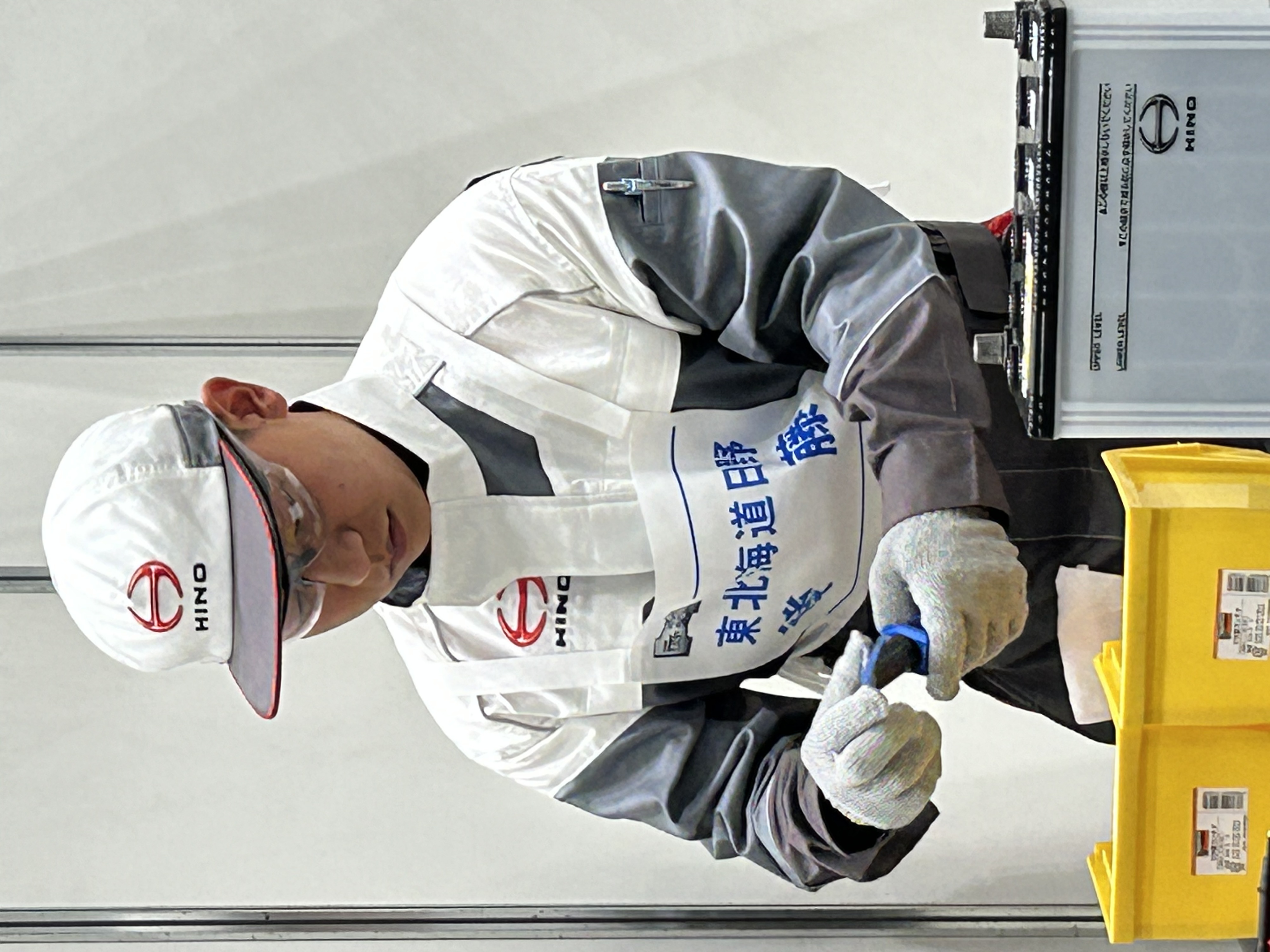 写真：後藤選手の競技中の様子