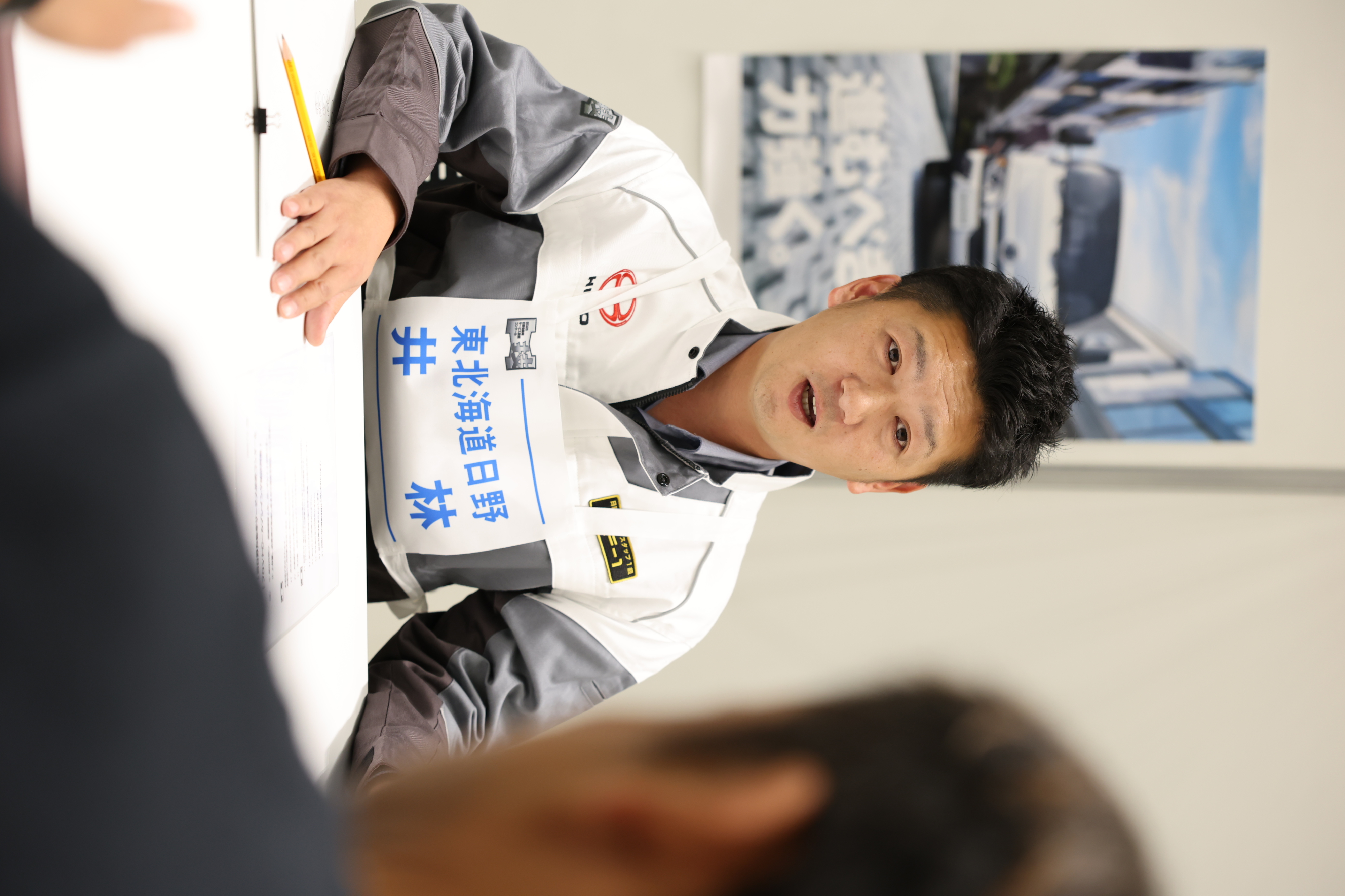 写真:井林選手の競技中の様子