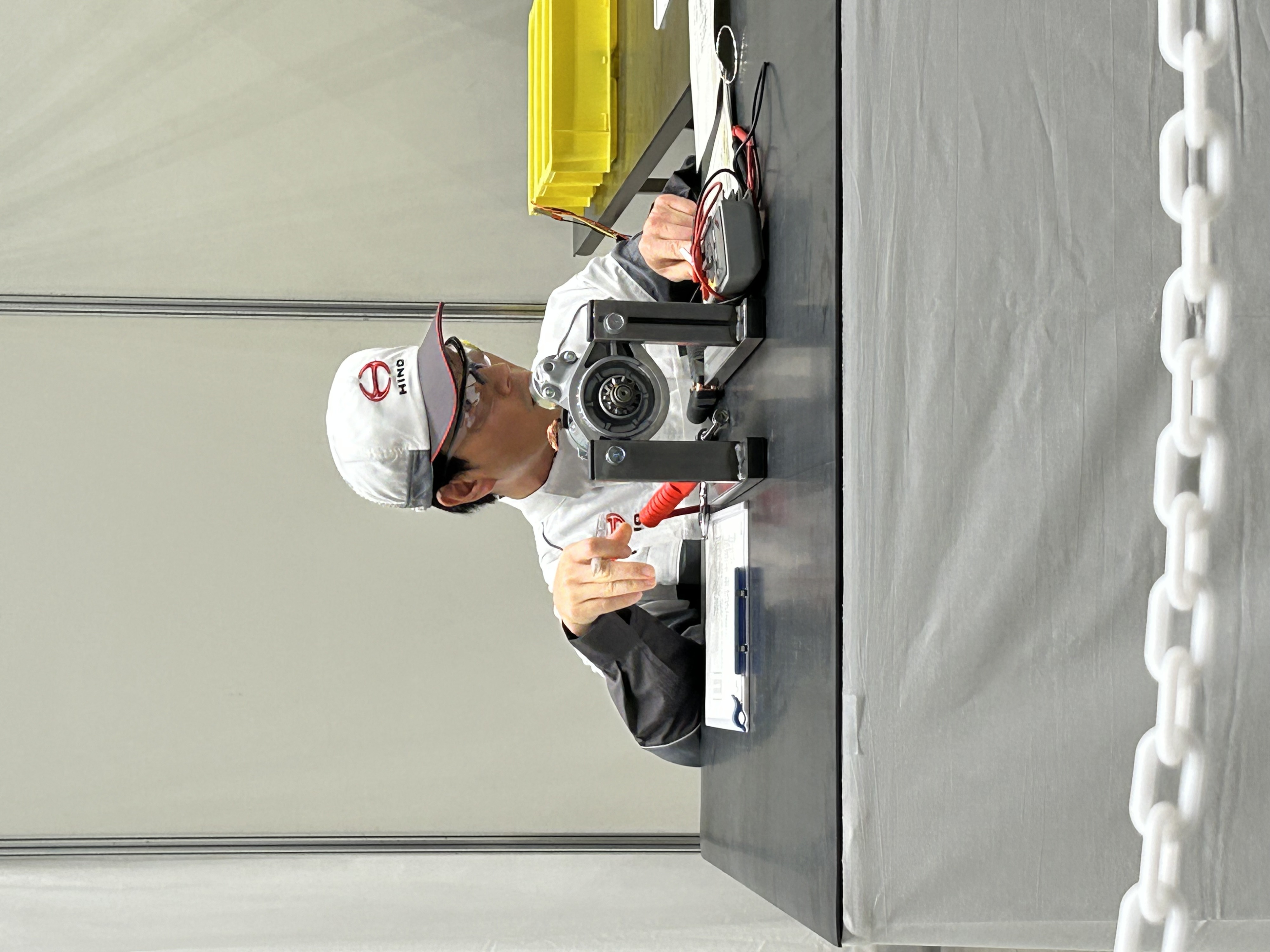 写真：佐藤選手の競技中の様子